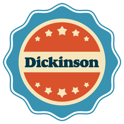 Dickinson labels logo