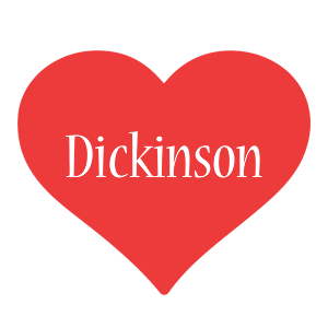 Dickinson love logo