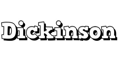 Dickinson snowing logo