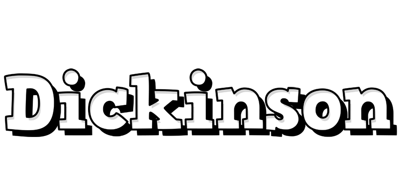 Dickinson snowing logo