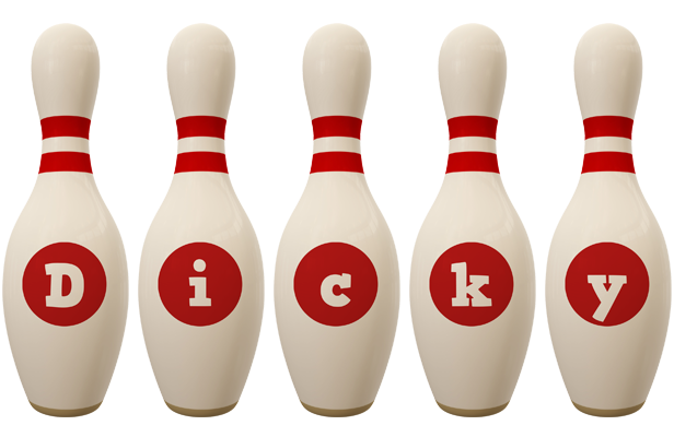 Dicky bowling-pin logo