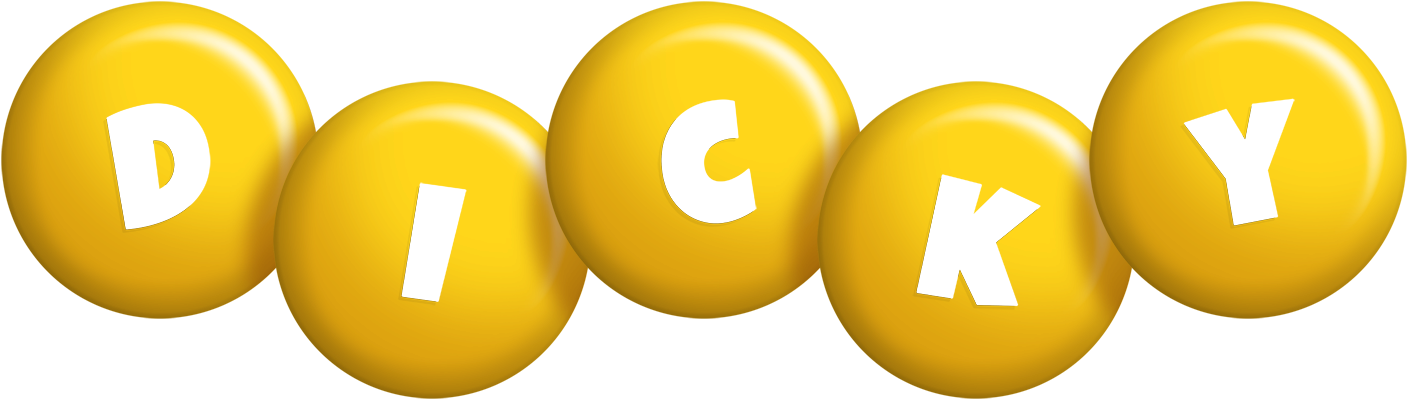 Dicky candy-yellow logo