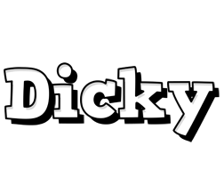 Dicky snowing logo