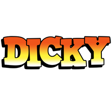 Dicky sunset logo