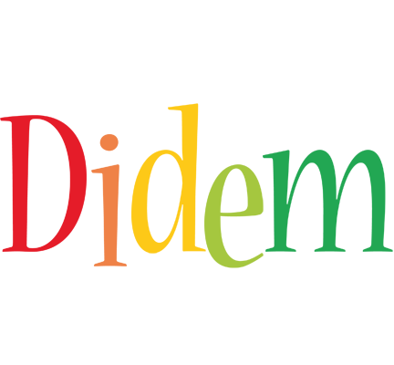 Didem birthday logo