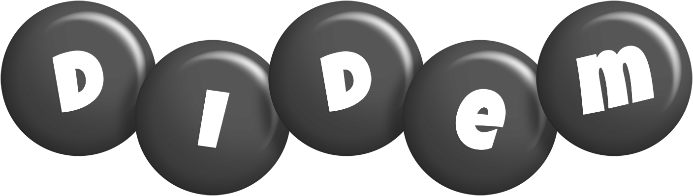 Didem candy-black logo