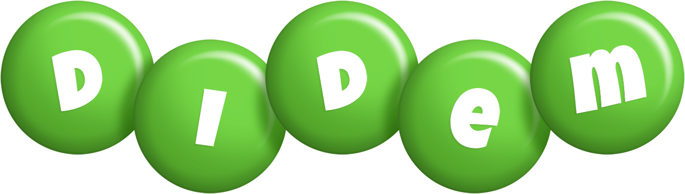 Didem candy-green logo