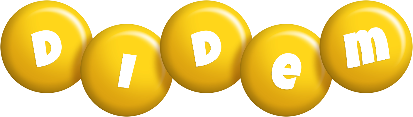Didem candy-yellow logo