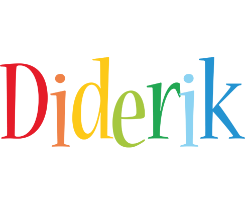 Diderik birthday logo