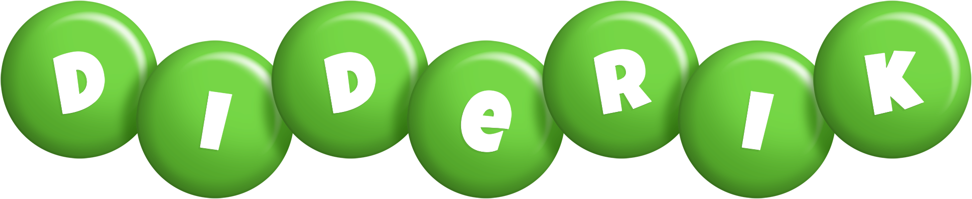 Diderik candy-green logo
