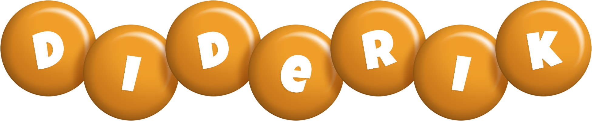 Diderik candy-orange logo