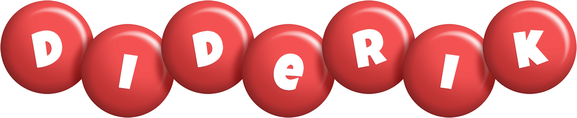 Diderik candy-red logo