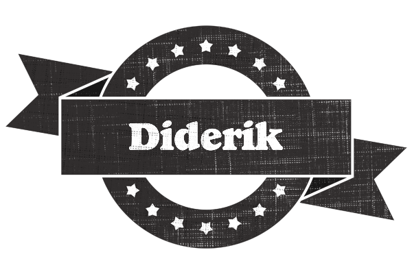 Diderik grunge logo