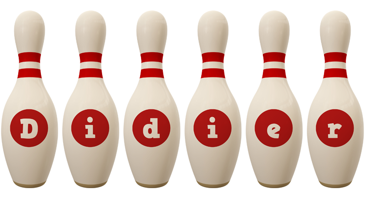 Didier bowling-pin logo