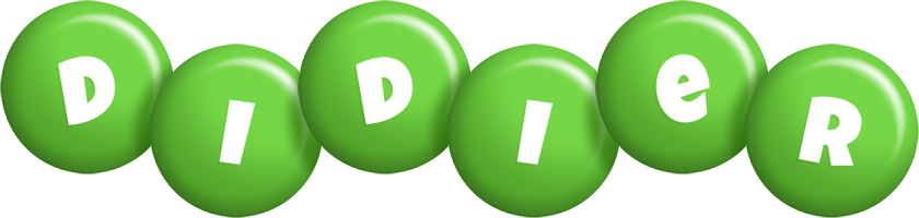 Didier candy-green logo