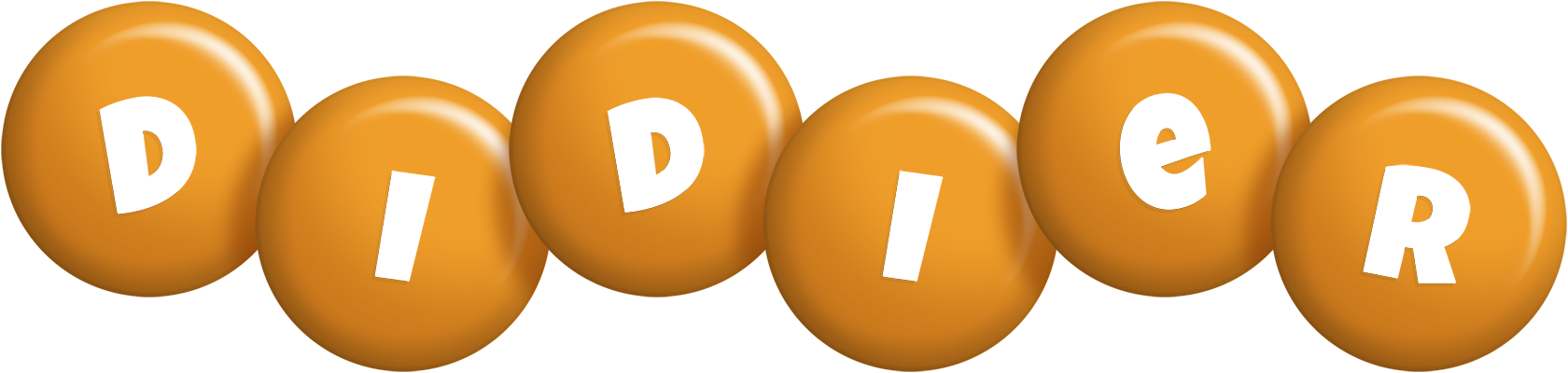 Didier candy-orange logo