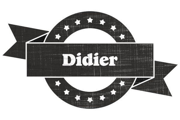 Didier grunge logo