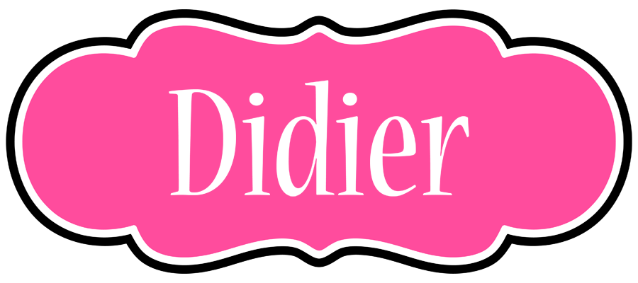 Didier invitation logo