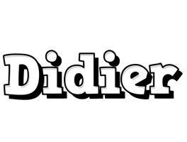 Didier snowing logo