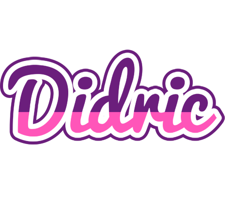 Didric cheerful logo