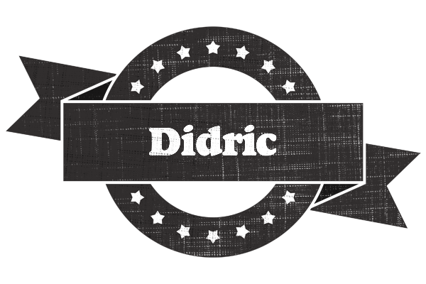 Didric grunge logo