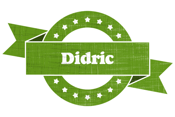 Didric natural logo