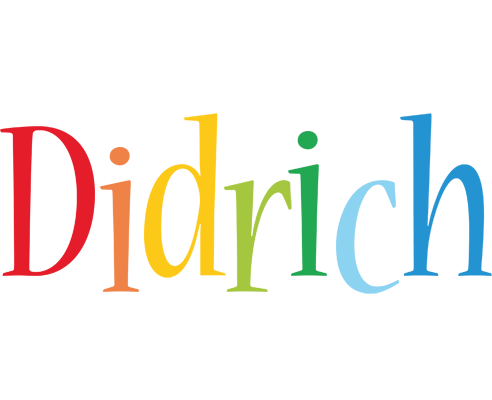 Didrich birthday logo