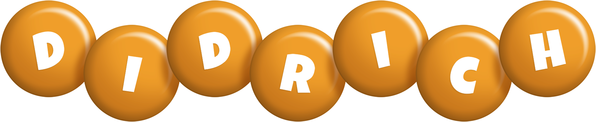 Didrich candy-orange logo