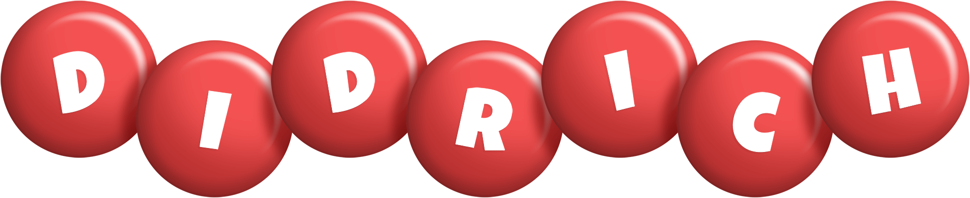 Didrich candy-red logo
