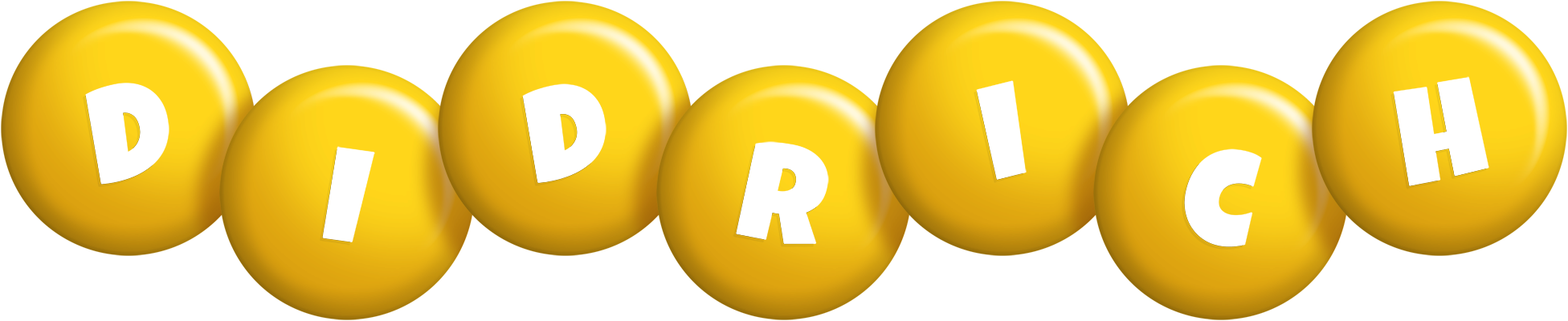 Didrich candy-yellow logo