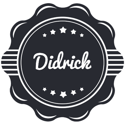 Didrick badge logo
