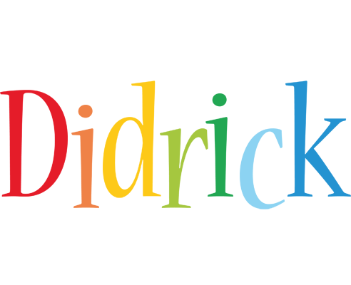 Didrick birthday logo