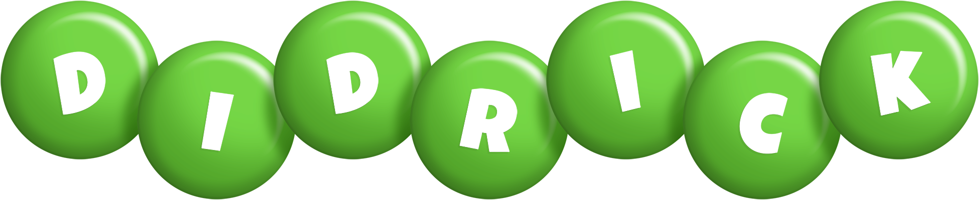 Didrick candy-green logo