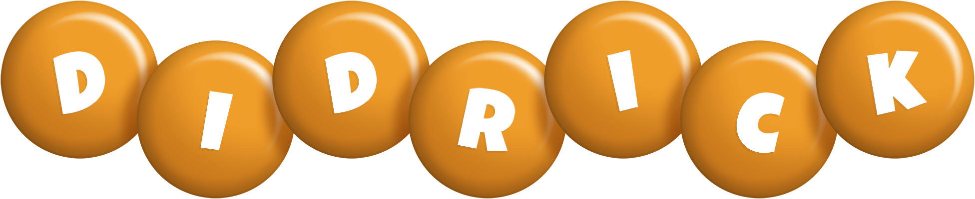 Didrick candy-orange logo