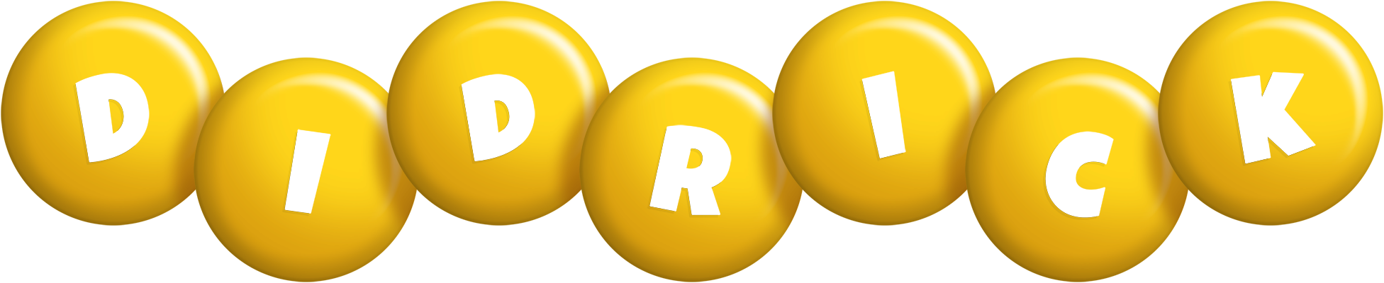 Didrick candy-yellow logo