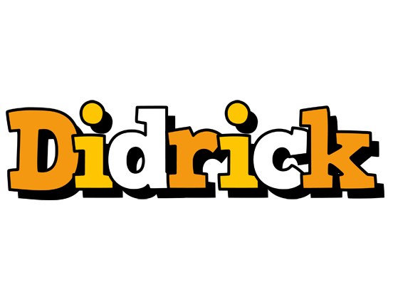Didrick cartoon logo