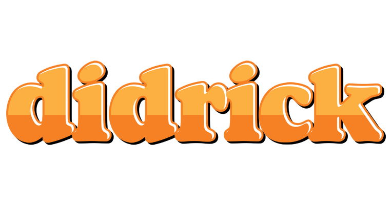 Didrick orange logo