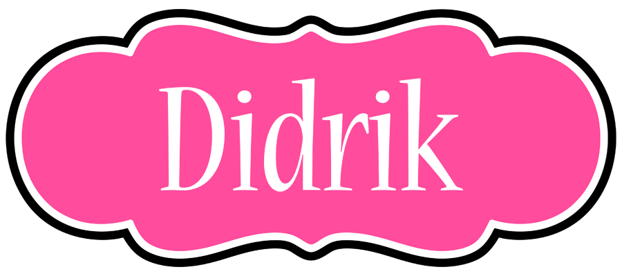 Didrik invitation logo