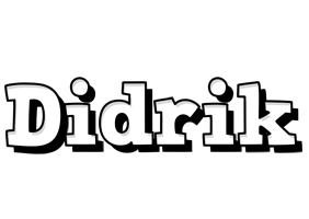 Didrik snowing logo