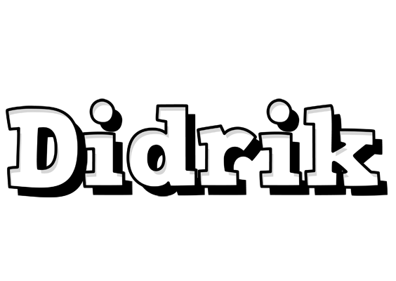 Didrik snowing logo