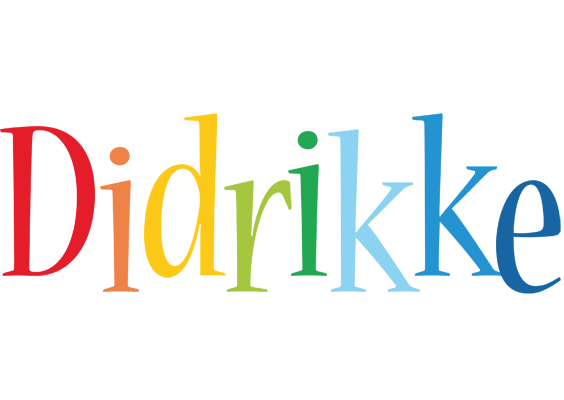 Didrikke birthday logo