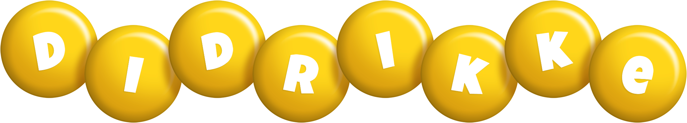 Didrikke candy-yellow logo