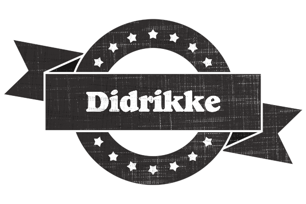 Didrikke grunge logo