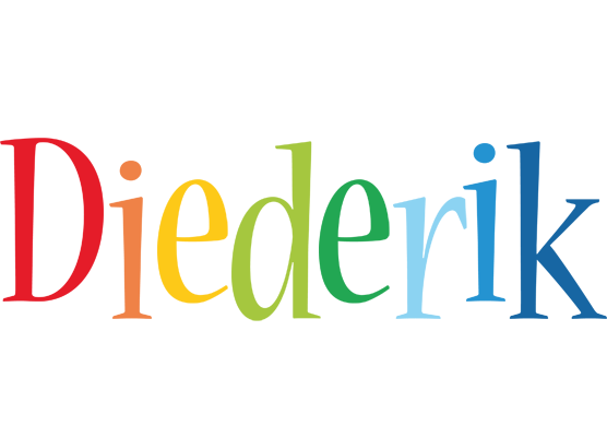 Diederik birthday logo