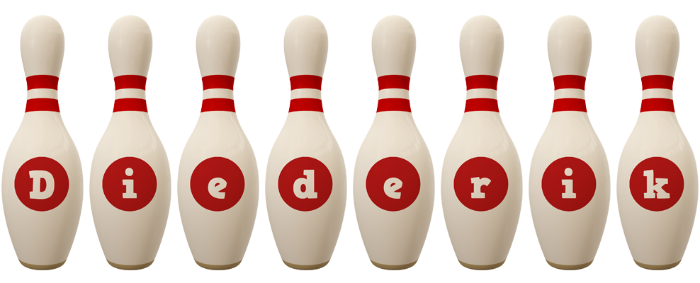 Diederik bowling-pin logo