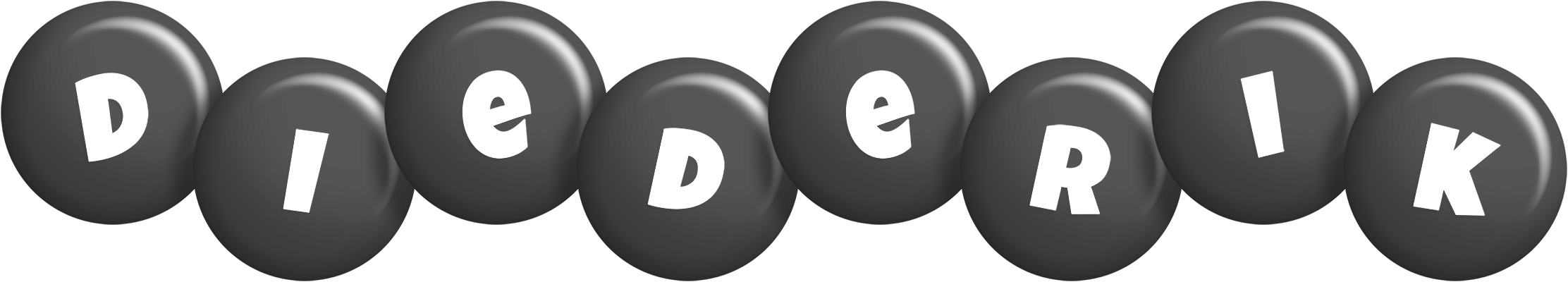 Diederik candy-black logo