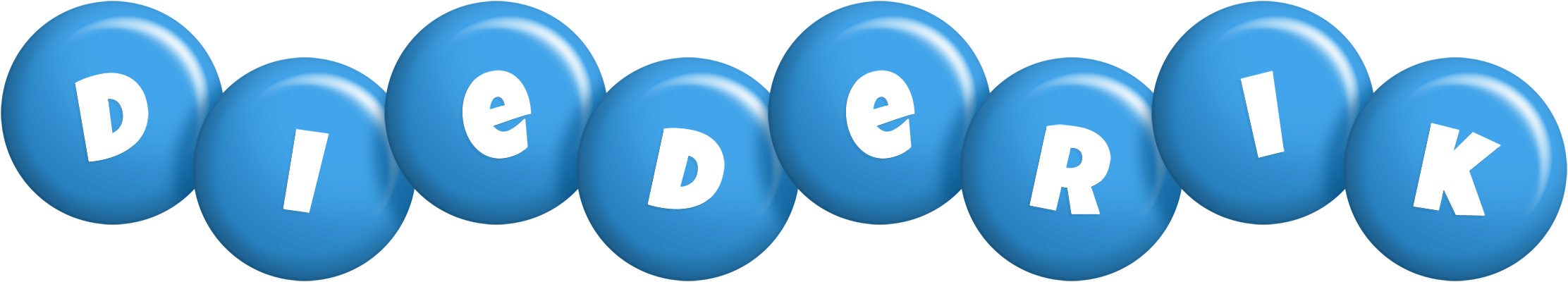 Diederik candy-blue logo