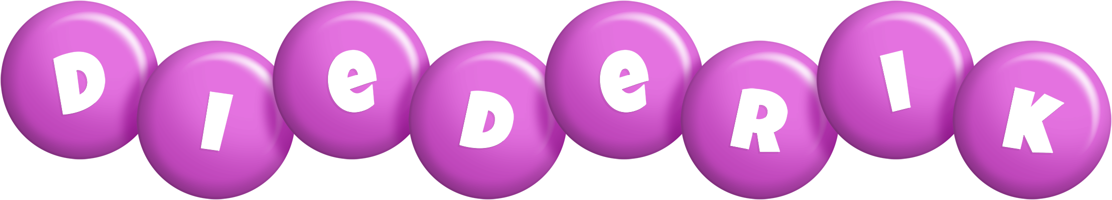 Diederik candy-purple logo