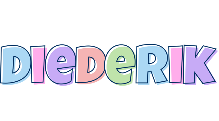 Diederik pastel logo