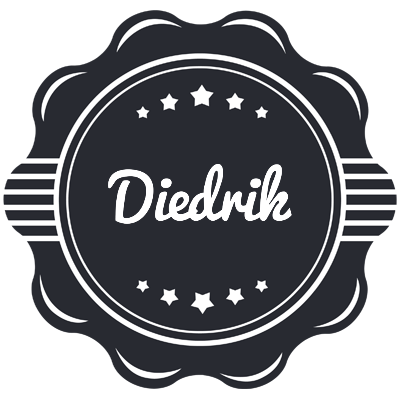 Diedrik badge logo